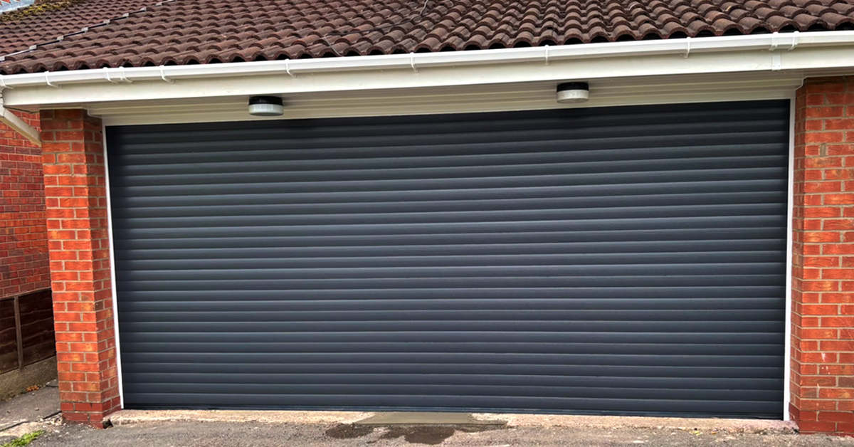 Electric sectional garage door installed in Cheshire